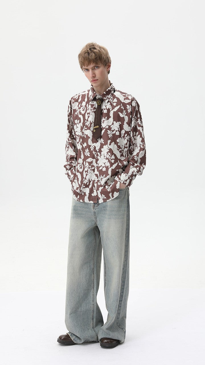 Ironfade Wide-Leg Denim