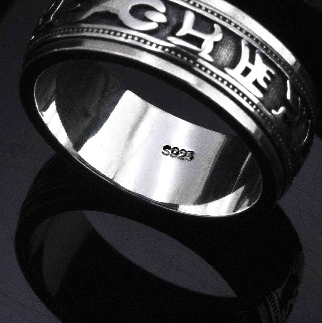 %92.5 Silver Fortune Spinner Ring