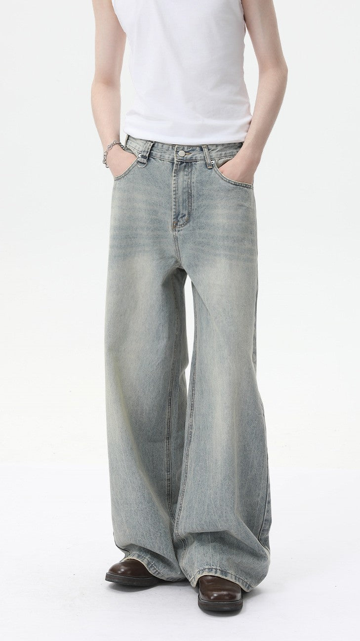 Ironfade Wide-Leg Denim