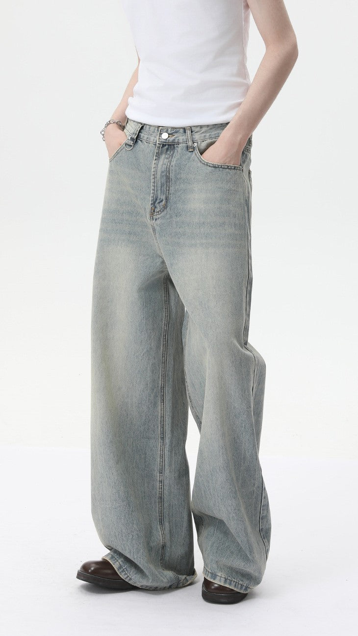 Ironfade Wide-Leg Denim