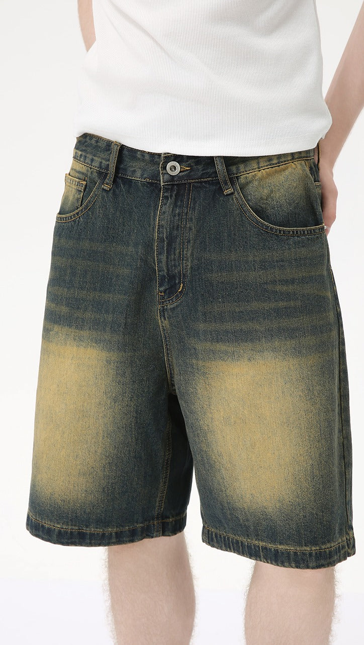 Heritage Fade Denim Shorts