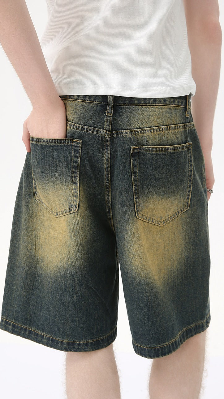 Heritage Fade Denim Shorts
