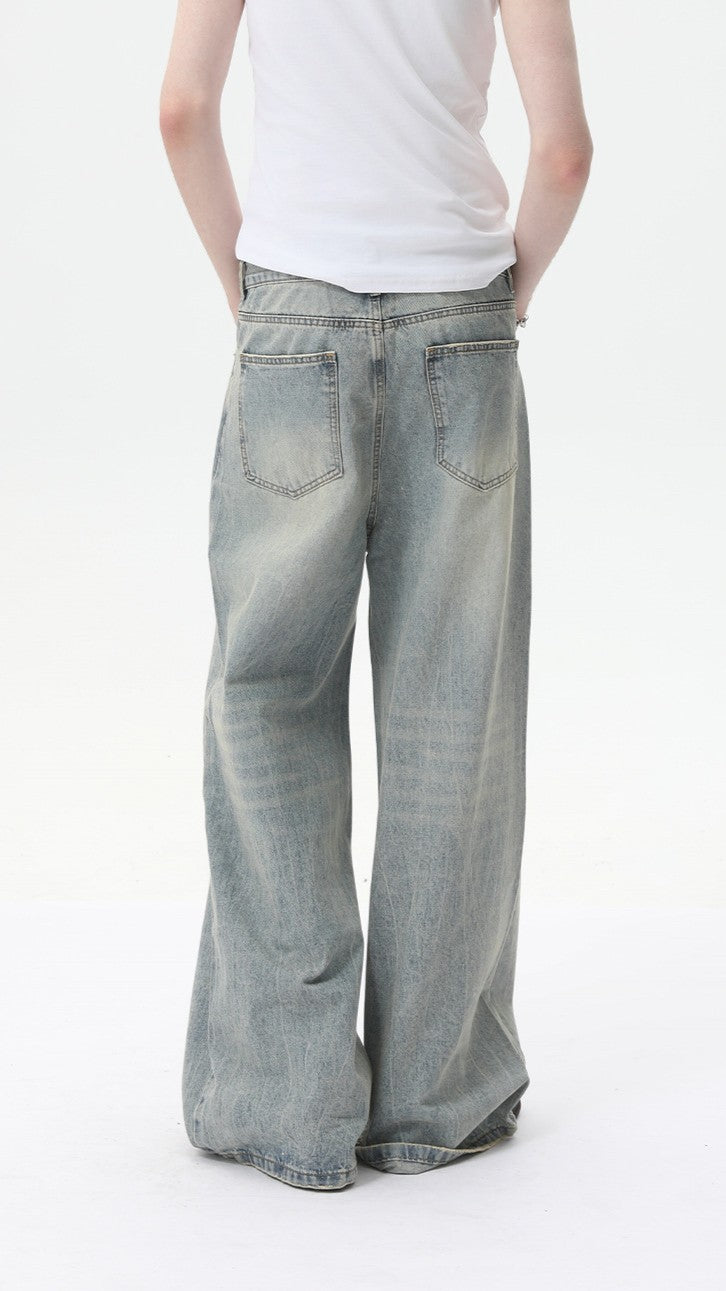 Ironfade Wide-Leg Denim