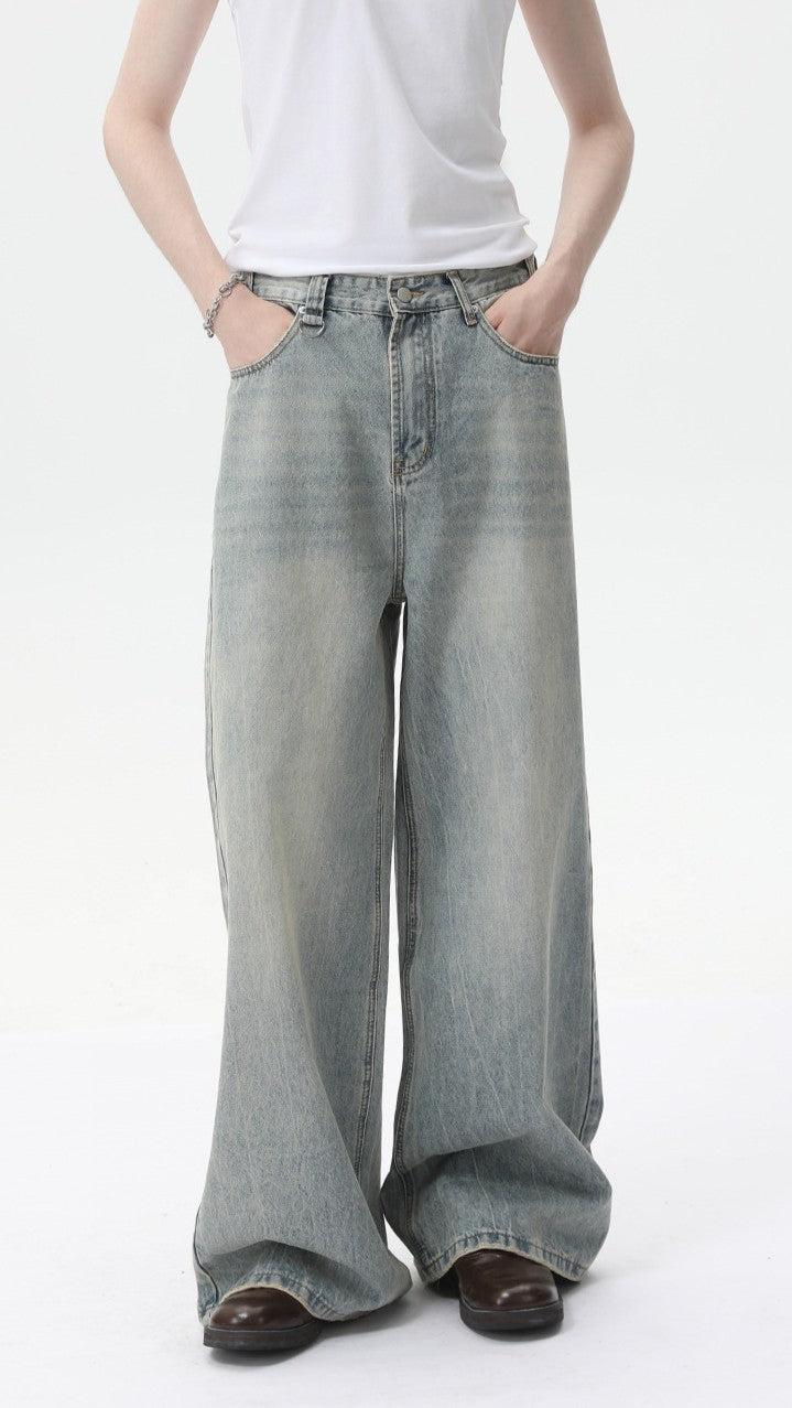 Ironfade Wide-Leg Denim