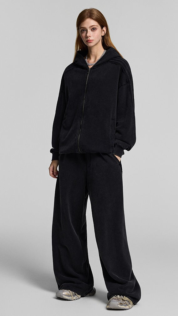 Dark Zip Urban Hoodie