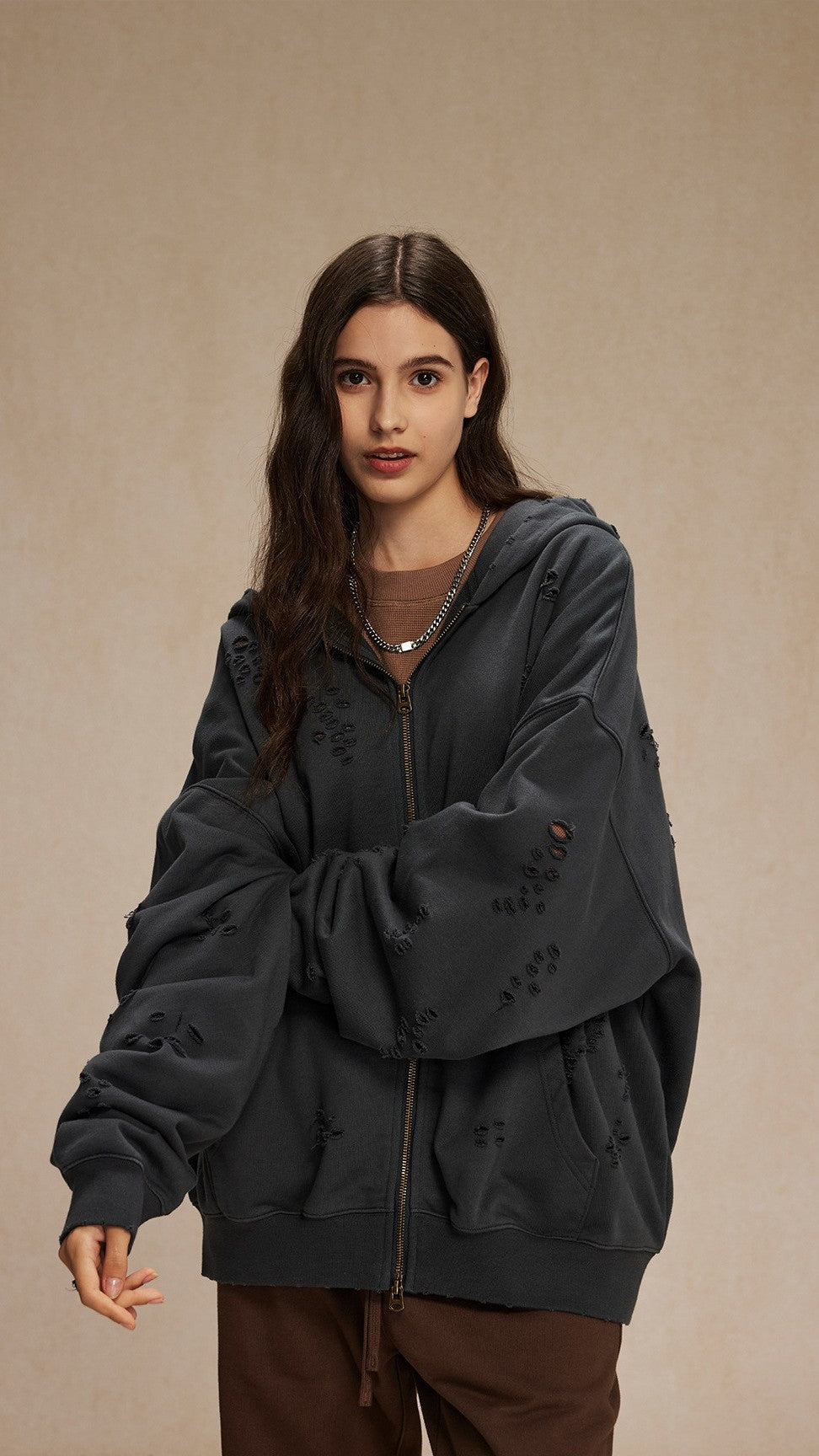 Iron Fade Zip Hoodie