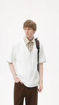 Premium - Seoul Edge Layered V Tee