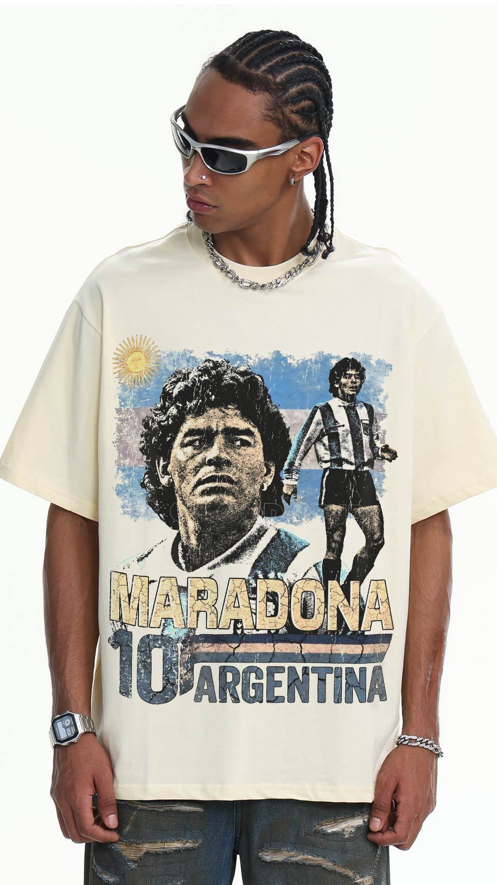 Maradona Vintage Cotton Tee