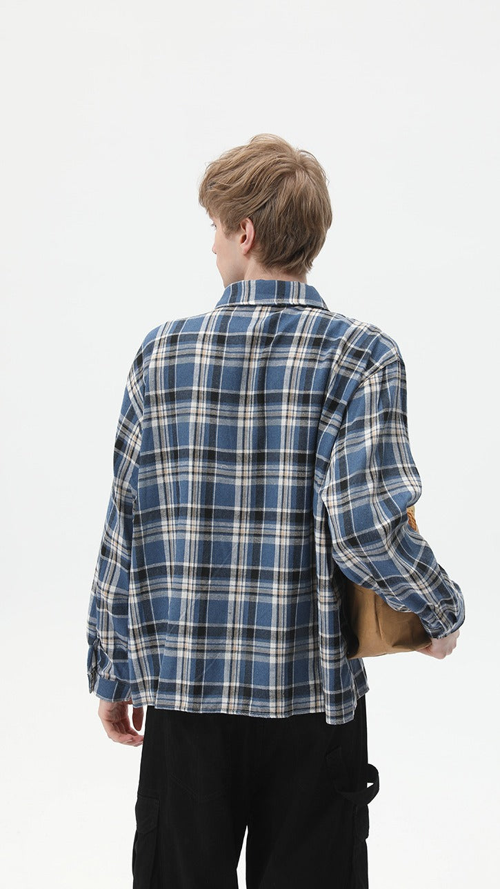 Sunset Grid Camp Shirt