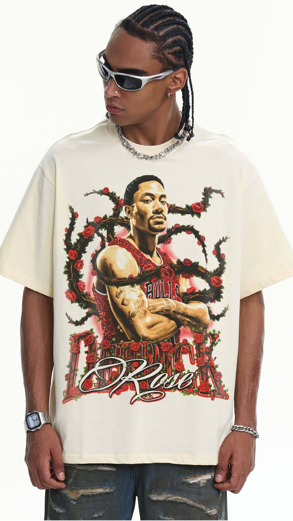 Windy City Rose Tee