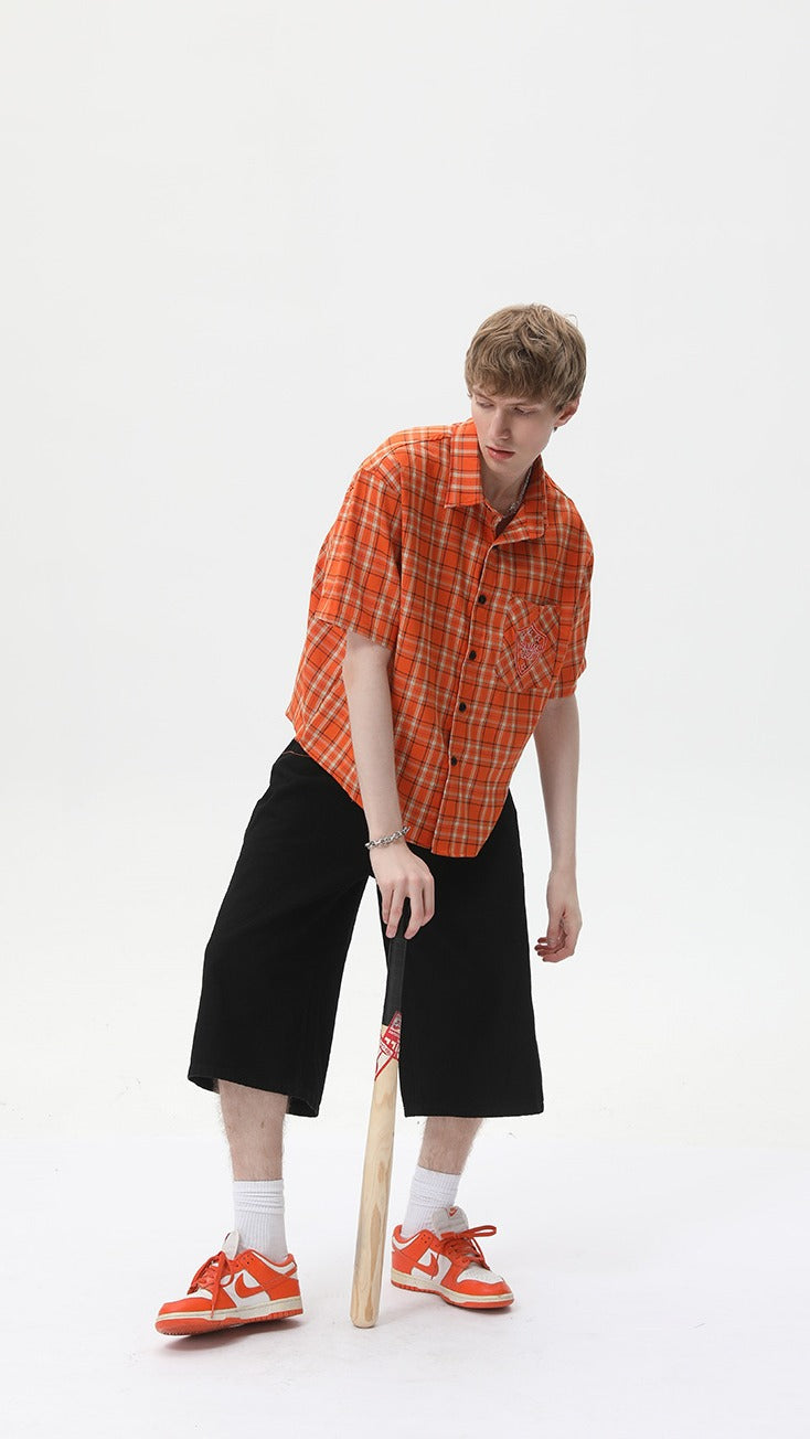 Sunset Pulse Plaid Shirt