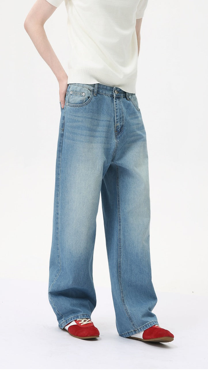 Heritage Street Wide-Leg Jeans