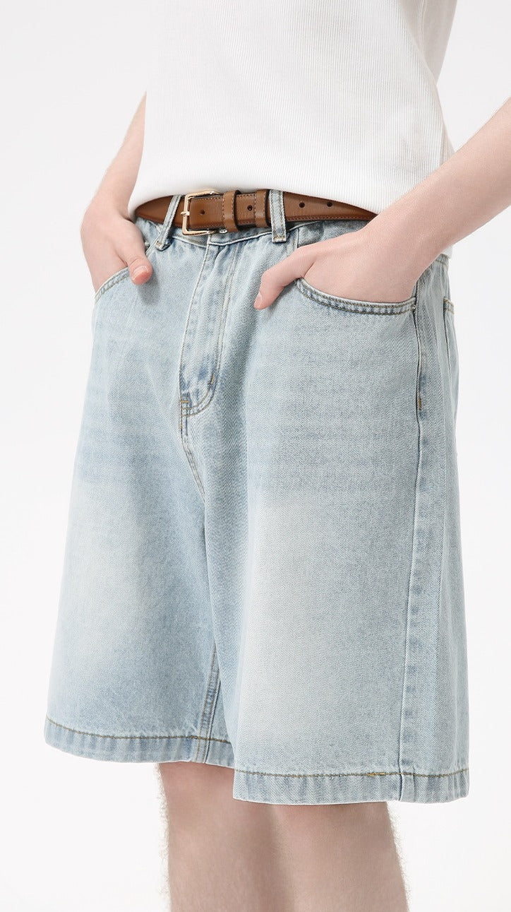 Heritage Fade Denim Shorts
