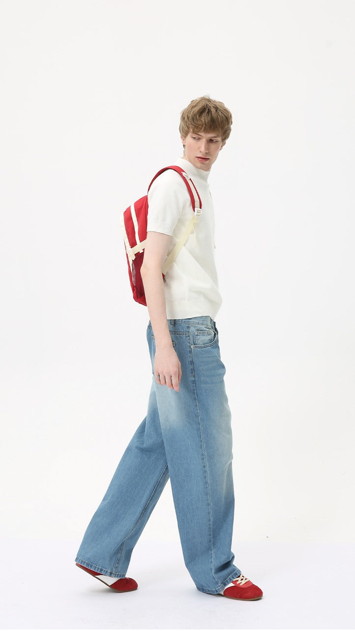 Heritage Street Wide-Leg Jeans