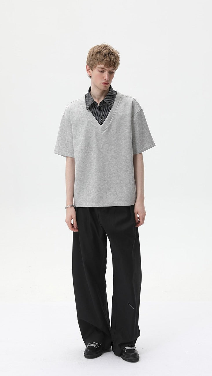 Campus Revival V-Neck Tee
