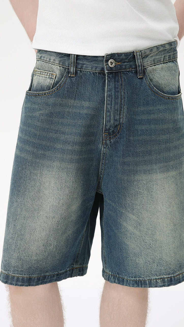 Heritage Fade Denim Shorts