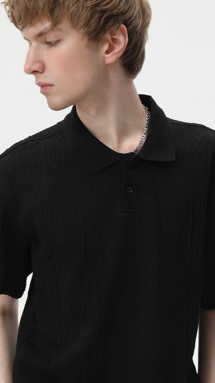 Softform Knit Polo Tee