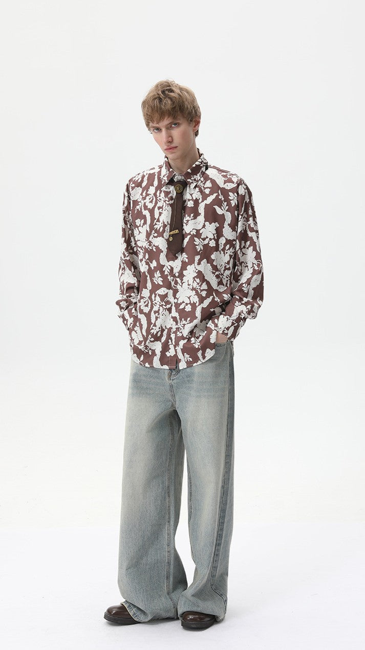 Ironfade Wide-Leg Denim
