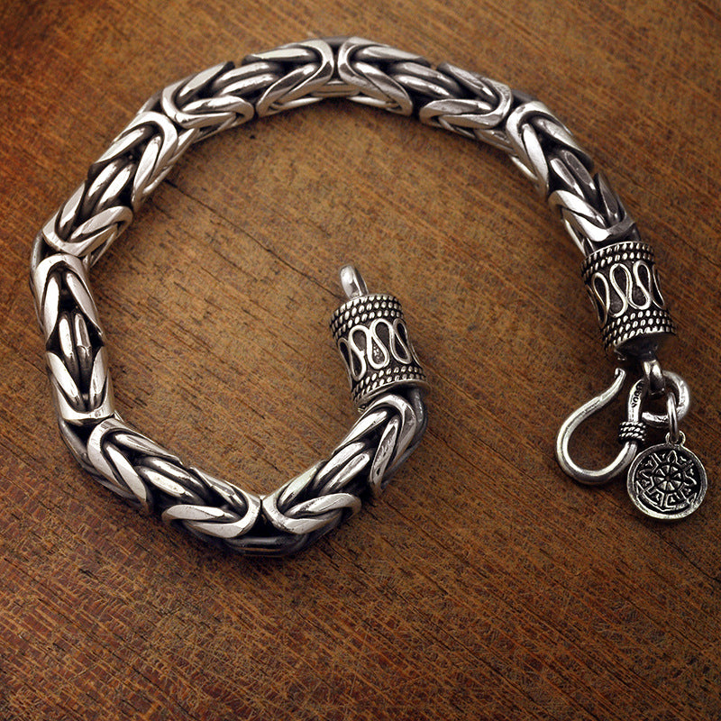 99% Pure Silver Dominion Peace Bracelet