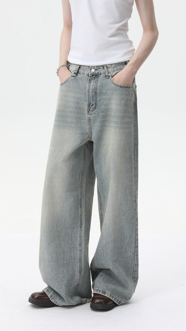 Ironfade Wide-Leg Denim