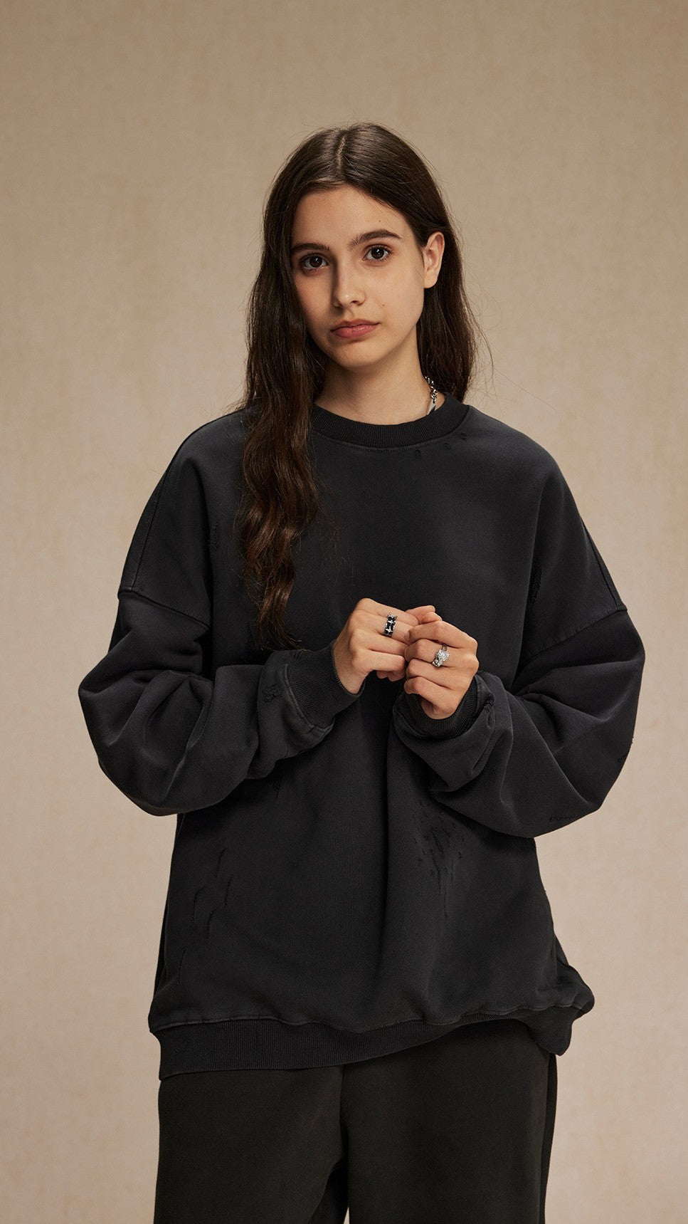 Rough Wash Crewneck