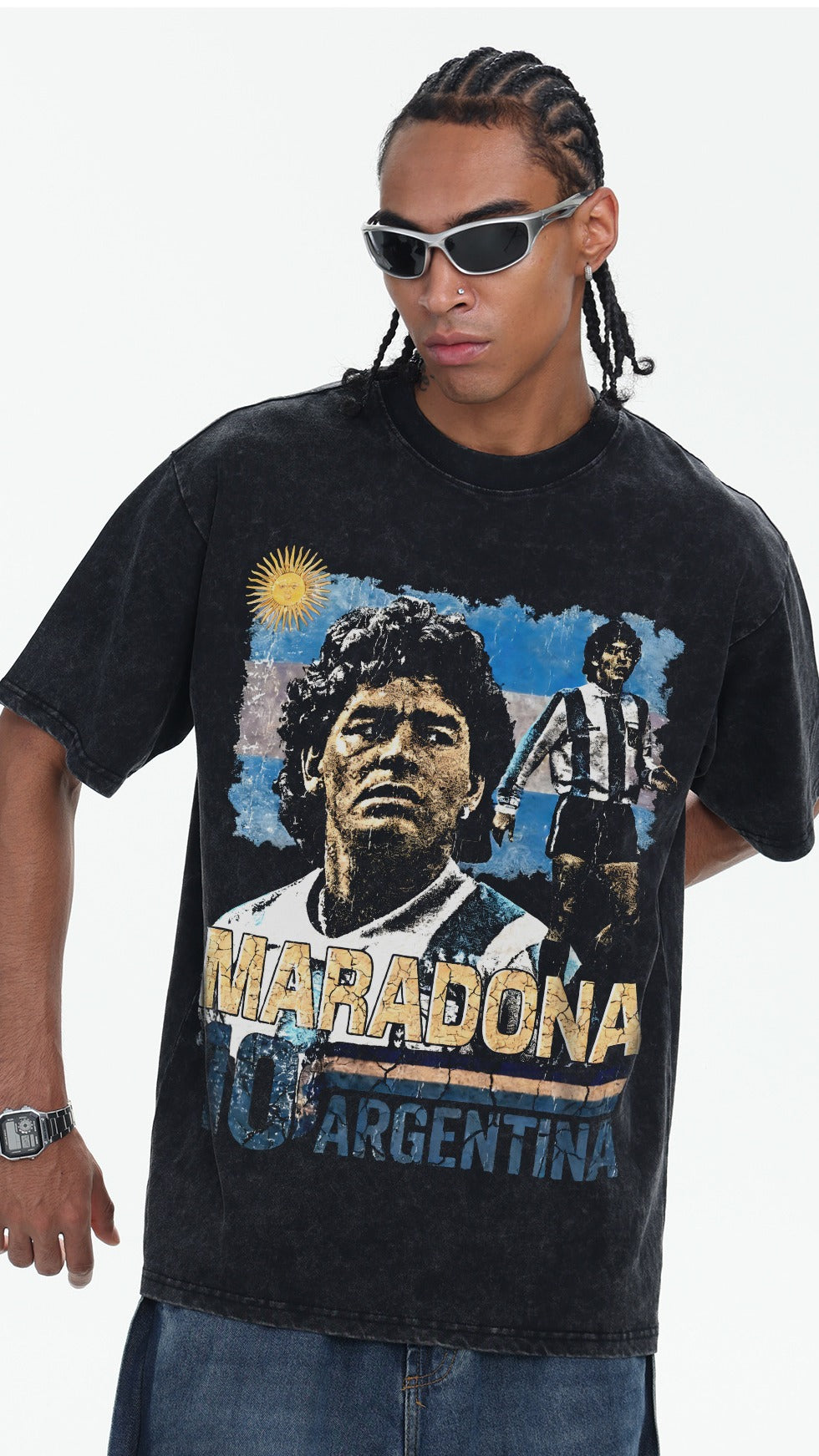 Maradona Vintage Cotton Tee