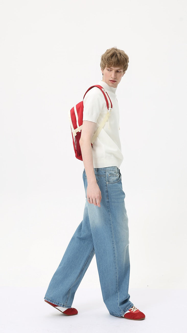 Heritage Crest Mockneck Tee