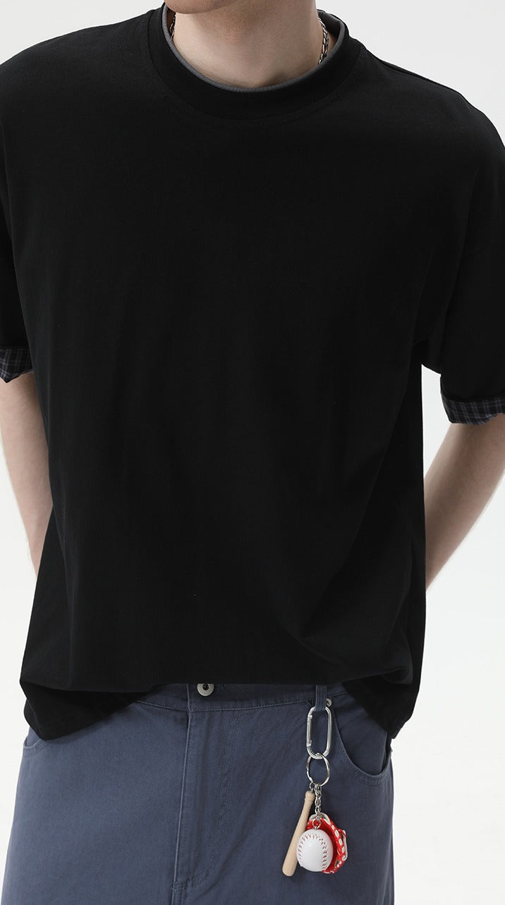 Metro Layer Plaid Tee