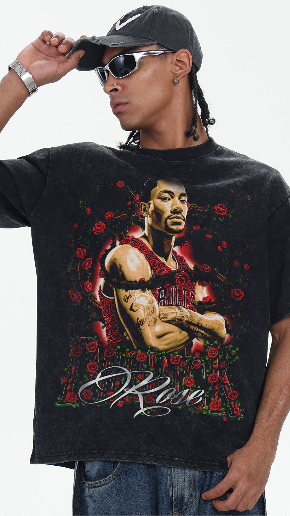 Windy City Rose Tee