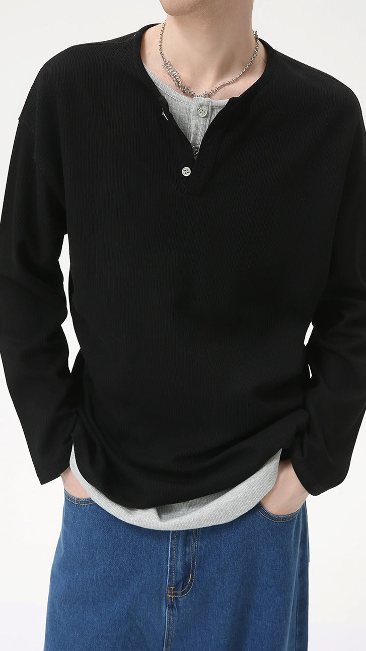Premium - Urban Waffle Long Sleeve Tee