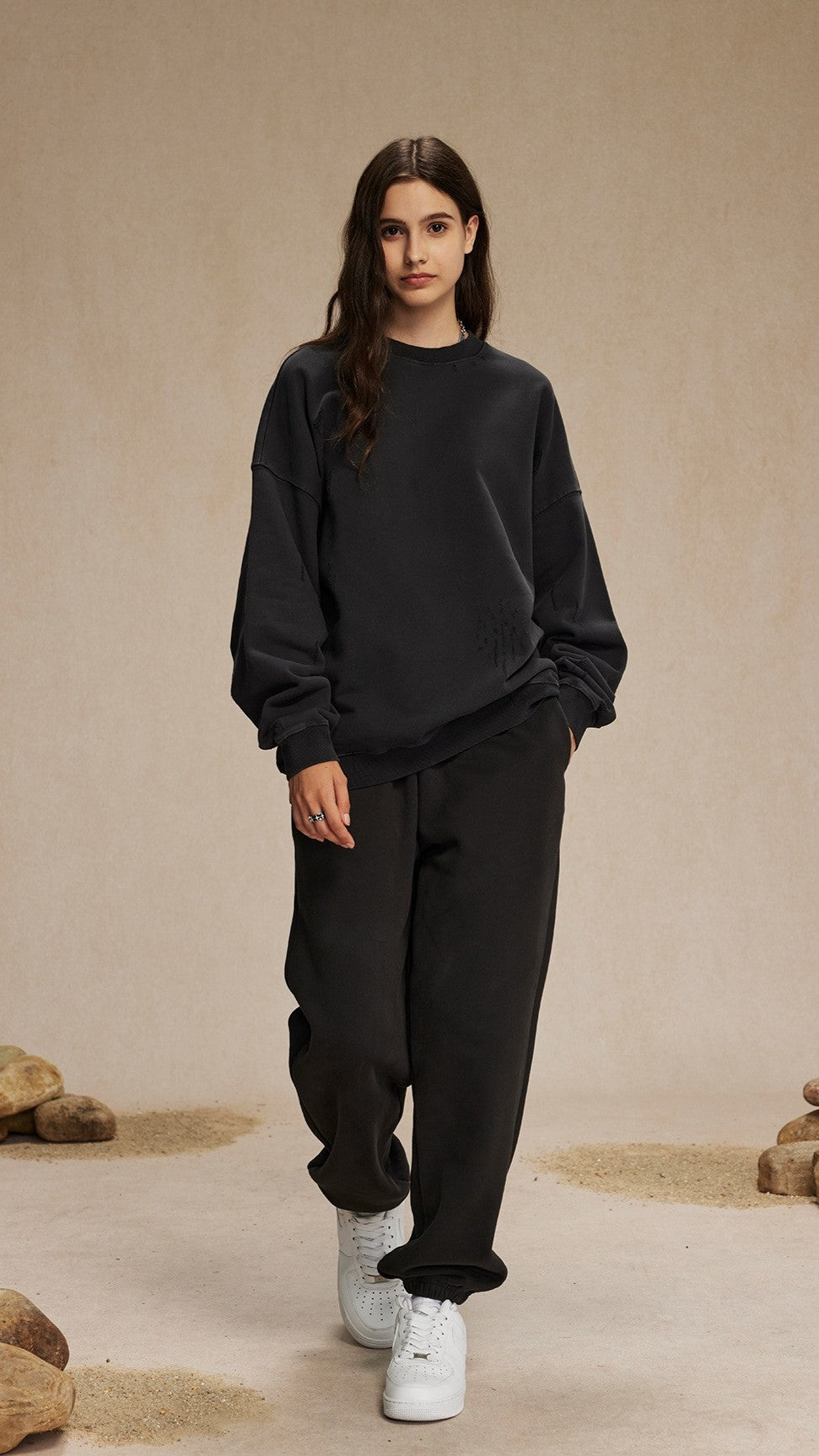 Rough Wash Crewneck