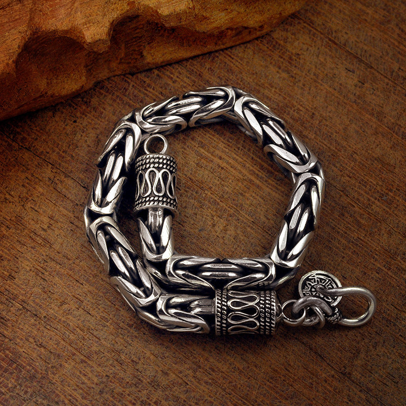 99% Pure Silver Dominion Peace Bracelet