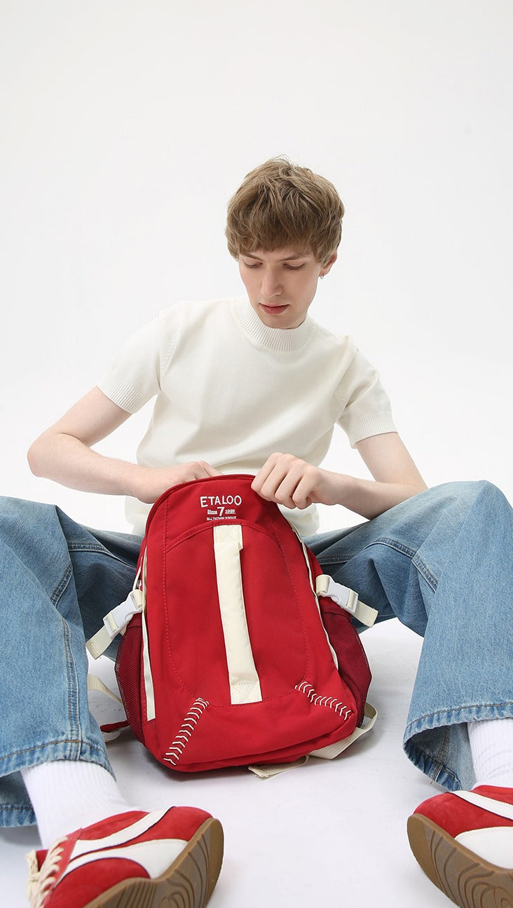 Heritage Crest Mockneck Tee