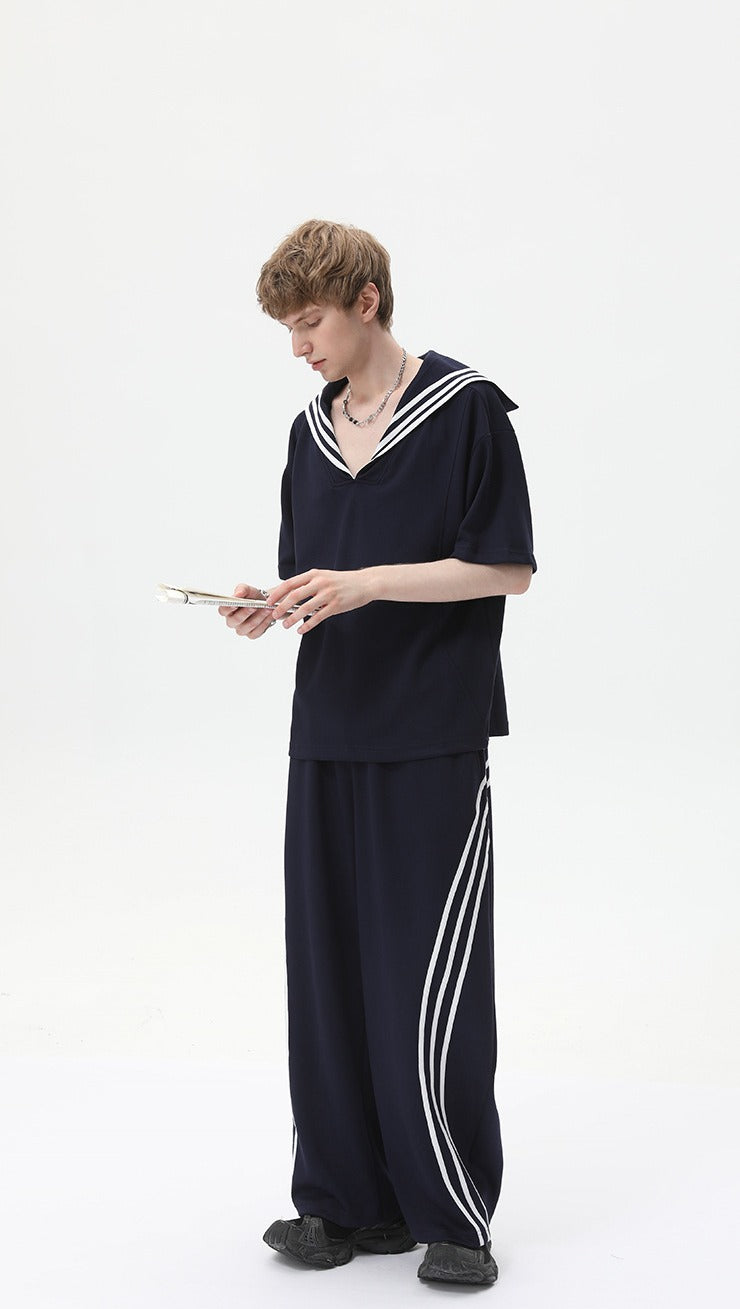 Harbor Scholar Striped Lounge Set