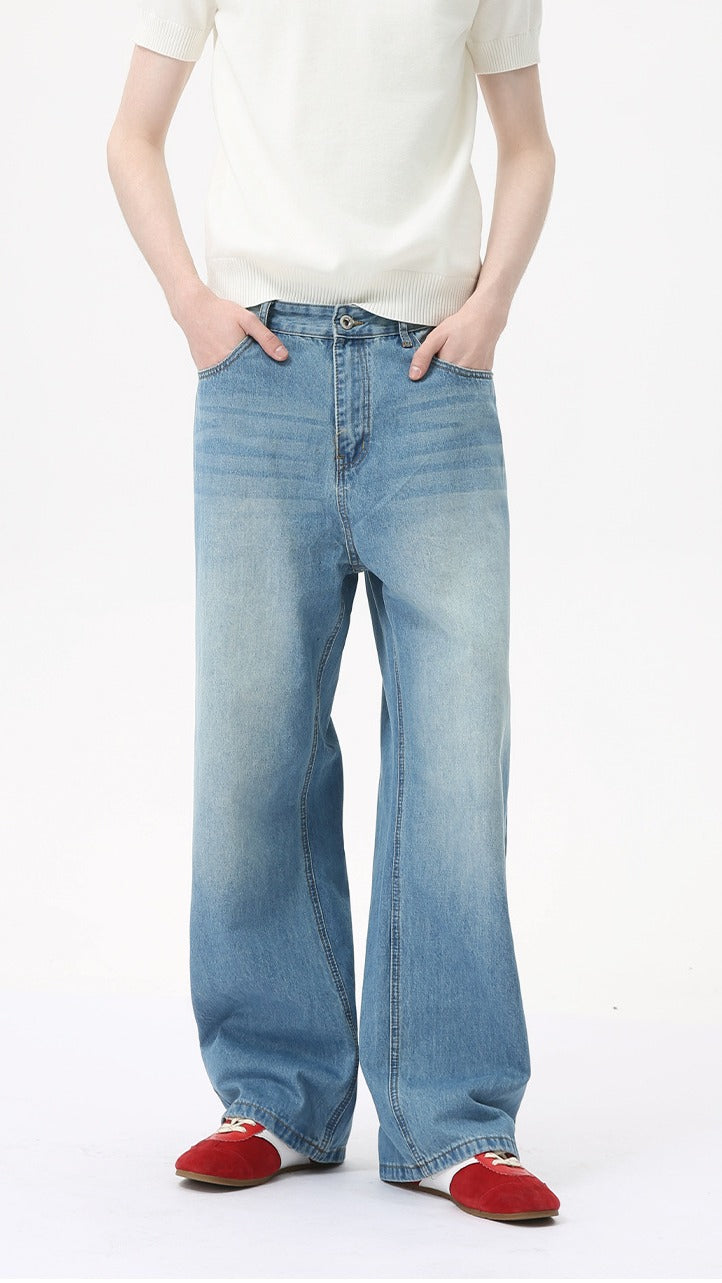 Heritage Street Wide-Leg Jeans