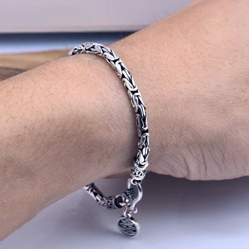 99% Pure Silver Dominion Peace Bracelet