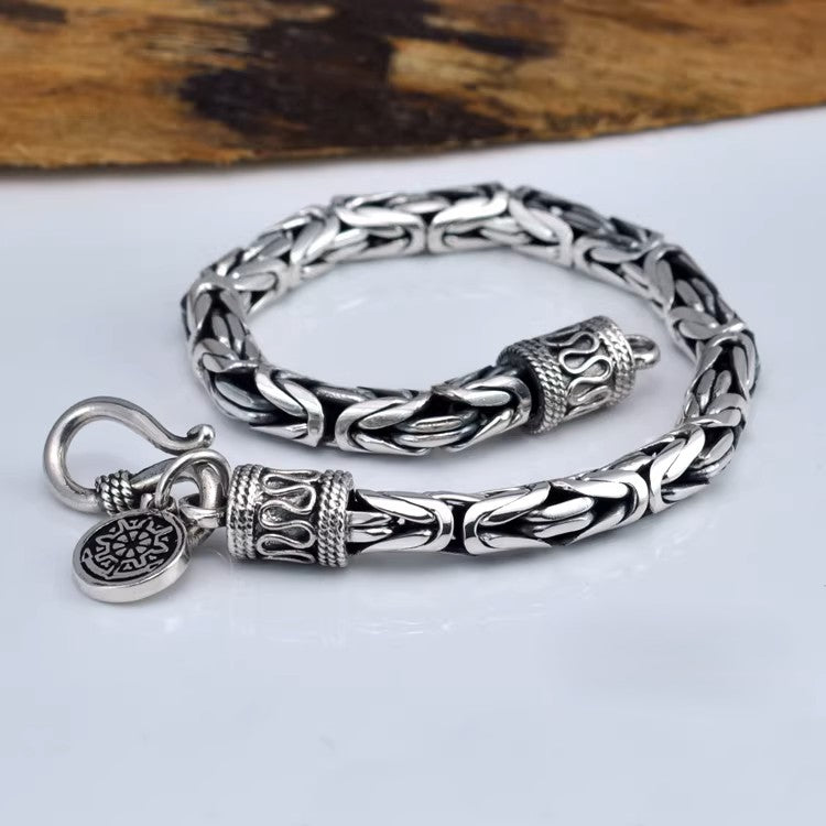 99% Pure Silver Dominion Peace Bracelet