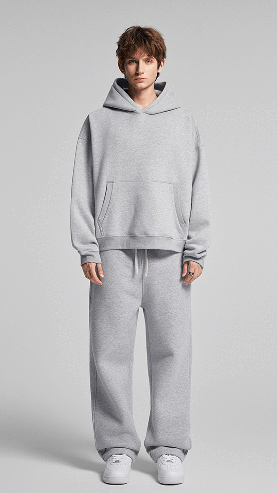 Urban Boxy Gray Hoodie