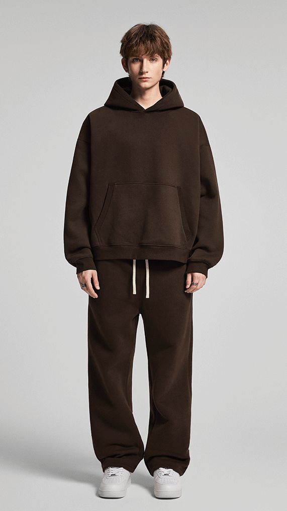 Urban Boxy Coffee Hoodie