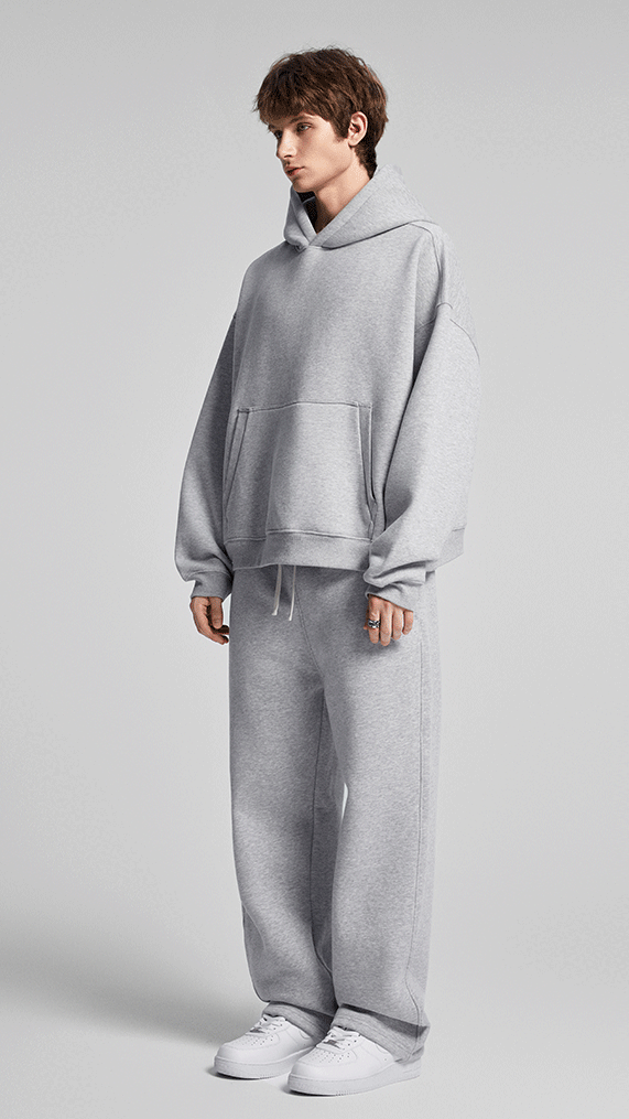 Urban Boxy Gray Hoodie