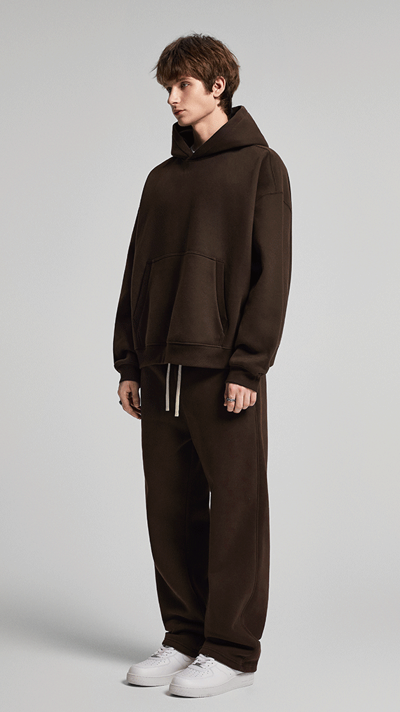 Urban Boxy Coffee Hoodie