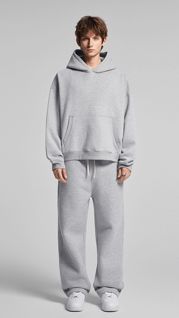 Urban Boxy Gray Hoodie