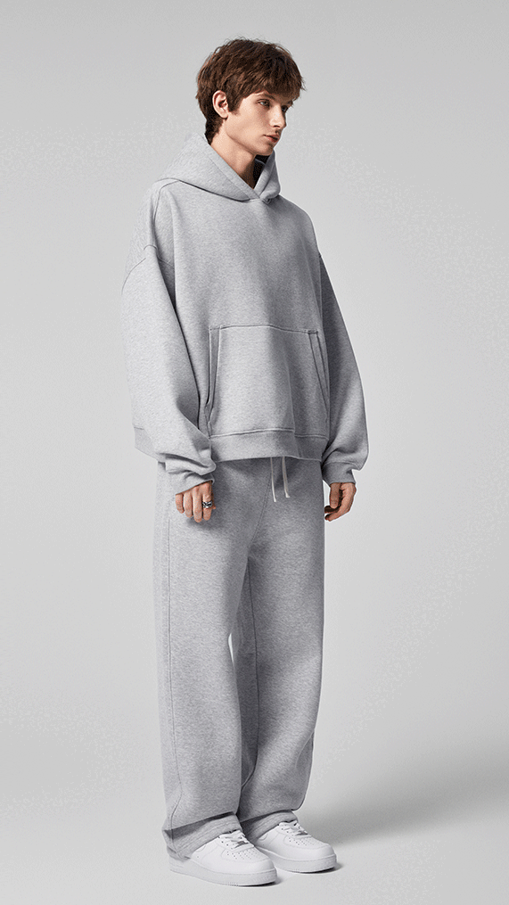 Urban Boxy Gray Hoodie