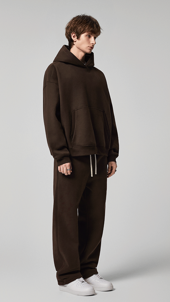 Urban Boxy Coffee Hoodie